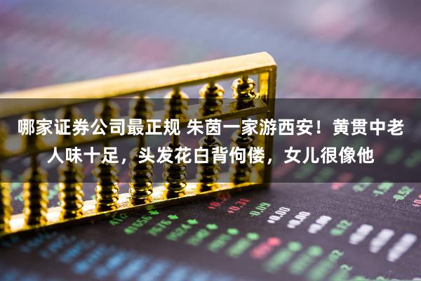 哪家证券公司最正规 朱茵一家游西安！黄贯中老人味十足，头发花白背佝偻，女儿很像他
