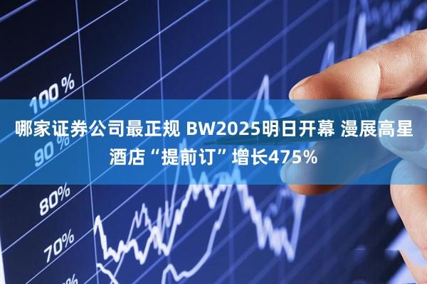 哪家证券公司最正规 BW2025明日开幕 漫展高星酒店“提前订”增长475%